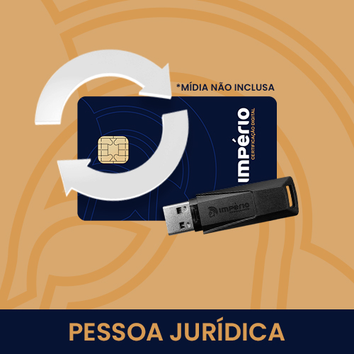 Certificado Digital e-CNPJ A3 (sem mídia) – Emissão ou Renovação